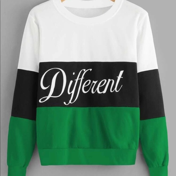 SHEIN Tops - NEW Different 3 Tone Pullover